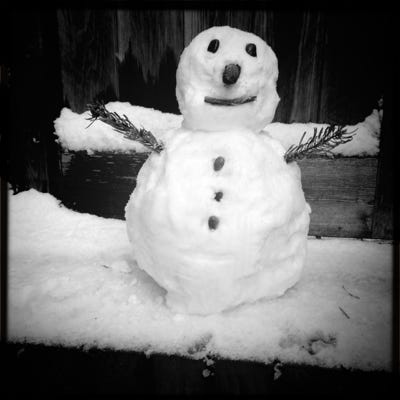 Snowman (photo)