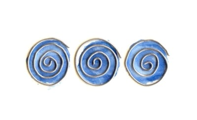 Blue Spirals (card)